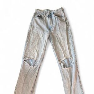 H&M Light Blue Straight Leg Jeans
